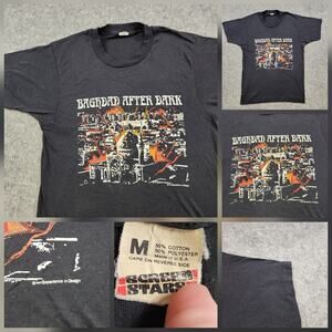 Vintage Baghdad After Dark T Shirt Mens Medium 1991 War Parody Graphic 90s Tee